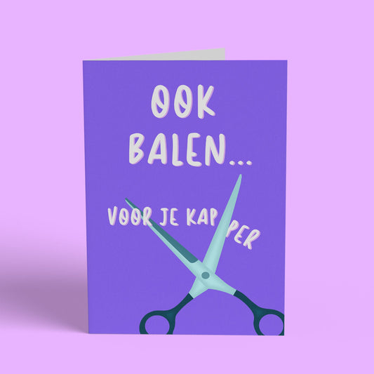 Balen Voor Je Kapper Kaart Card Cherries on Top Foundation