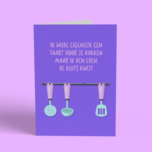 De Kluts Kwijt kaart Card Cherries on Top Foundation