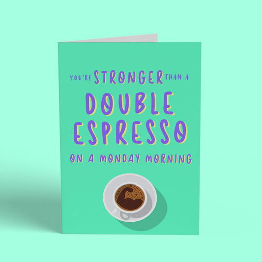 Double Espresso Card Card Cherries on Top Foundation
