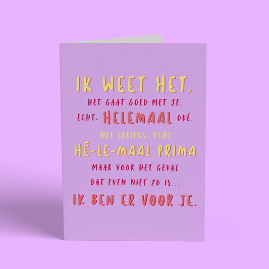 Helemaal Prima Kaart Card Cherries on Top Foundation