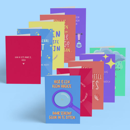 Kaartset 6+4: Lichtpuntjes & Hoop Kaartset Cherries on Top Foundation