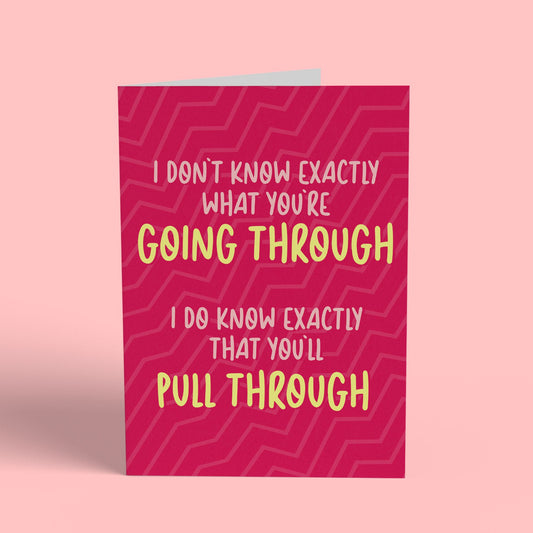 Pull Through Card Card Cherries on Top Foundation