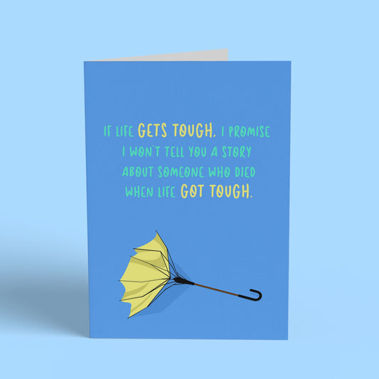 When Life Got Tough Card Card Cherries on Top Foundation