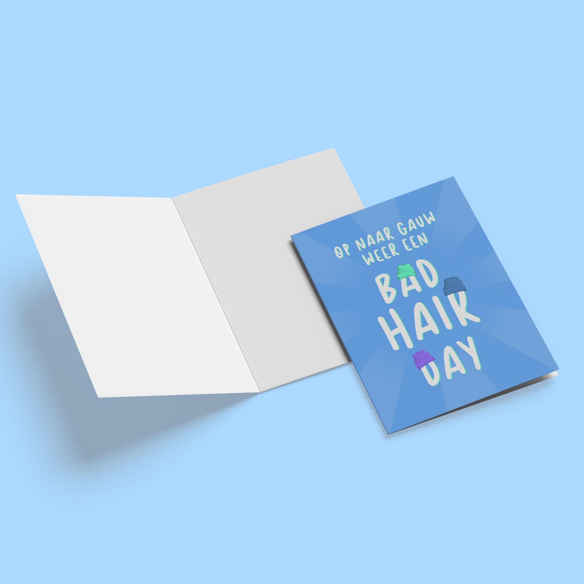 Bad Hair Day Kaart Card Cherries on Top Foundation 