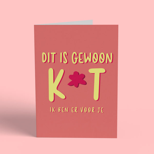 Gewoon Kut Kaart Card Cherries on Top Foundation 