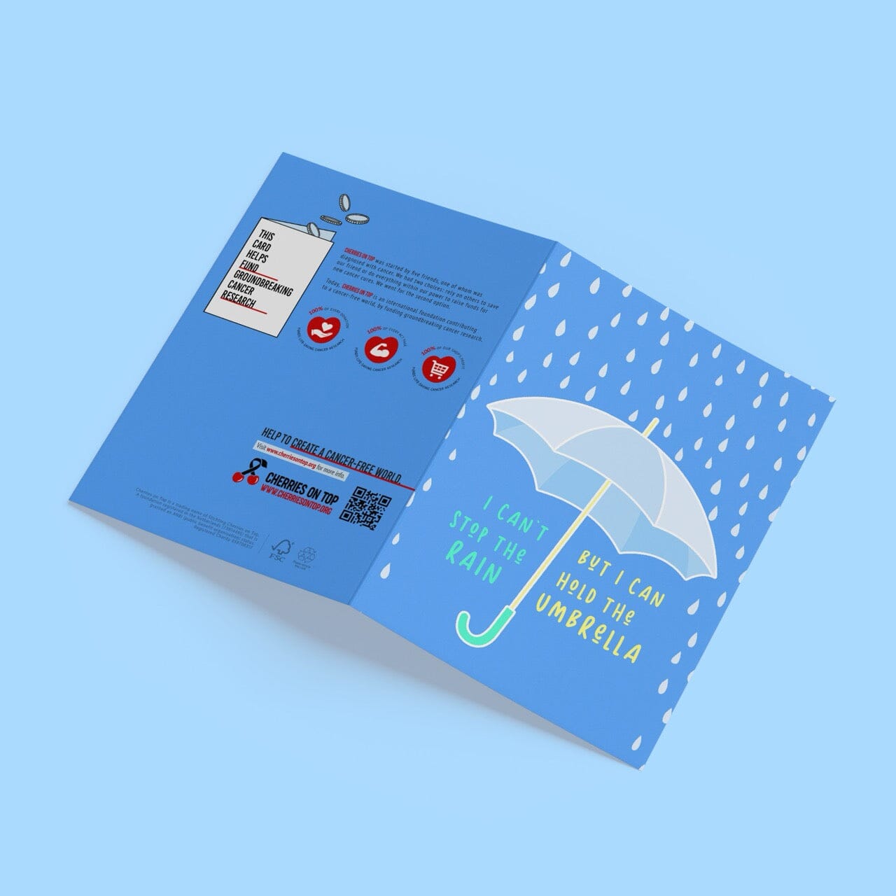 Hold The Umbrella Card Card Cherries on Top Foundation 