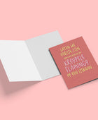 Kreupele Flamingo Kaart Card Cherries on Top Foundation 