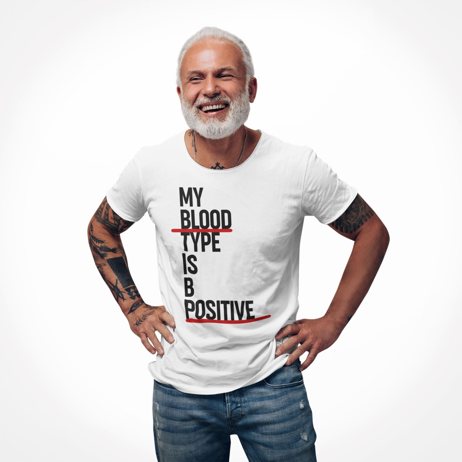 B Positive T-Shirt Shirt Cherries on Top Foundation 